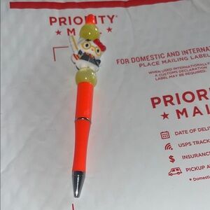 Orange Pen with Hello Kitty dressed as Harry Potter Topper